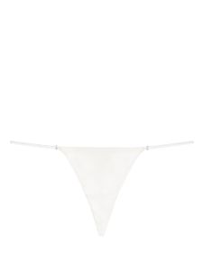 Fleur Du Mal string Luxe - Blanc