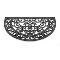 Deurmat Antiek Halfrond Rubber 40x60Cm