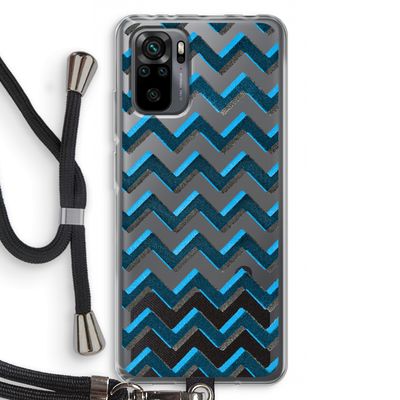 Onderbroken lijn: Xiaomi Redmi Note 10 Pro Transparant Hoesje met koord
