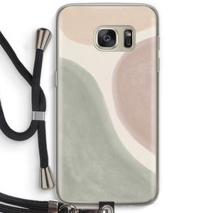 Geo #6: Samsung Galaxy S7 Transparant Hoesje met koord