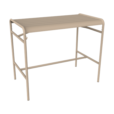 Fermob Luxembourg tuintafel hoog 126x73 cm Nutmeg