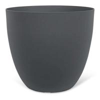 Bloempot - GARDEN ID - Phoenix Antraciet - 60 x 56 cm - 100% Gerecycled en Recyclebaar - Vorst- en UV-bestendig - Voor Buiten