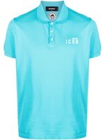 DSQUARED2 polo en coton - Bleu