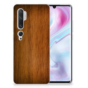 Xiaomi Mi Note 10 Pro Bumper Hoesje Donker Hout