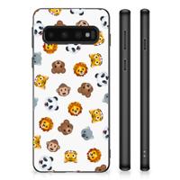 Bumper Case voor Samsung Galaxy S10 Dieren Emojis