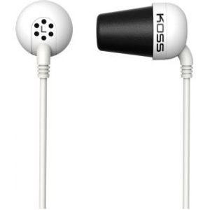 Koss PLUG W hoofdtelefoon/headset Hoofdtelefoons In-ear Wit