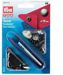 Prym Naaivrije Drukknopen Anorak 15 mm 05 Oudijzer