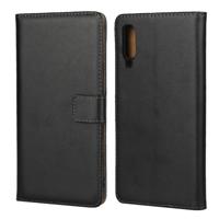 Horizontale Flip lederen case voor Galaxy A70 met magnetische gesp & houder & kaartsleuven & portemonnee (zwart)