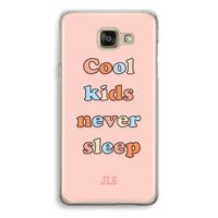 Cool Kids Never Sleep: Samsung Galaxy A5 (2016) Transparant Hoesje