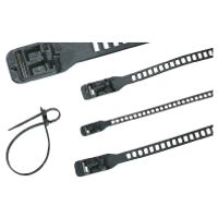 SRT34011-TPU-BK  (50 Stück) - Cable tie 11x340mm black SRT34011-TPU-BK - thumbnail