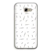 Hipster stripes: Samsung Galaxy A5 (2017) Transparant Hoesje