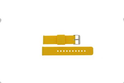 Horlogeband Universeel JD417.10 Silicoon Geel 18mm