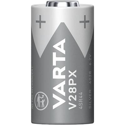 Varta SILVER Cylindr.V28PX/4SR44 Bl1 Fotobatterij 4SR44 Zilveroxide 145 mAh 6.2 V 1 stuk(s)