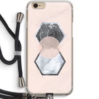 Creatieve toets: iPhone 6 / 6S Transparant Hoesje met koord