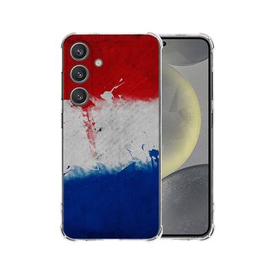 Samsung Galaxy S25 Plus hoesje - Nederlandse vlag - schokbestendig TPU Samsung Galaxy S25 Plus hoesje - Nederlandse vlag - schokbestendig TPU