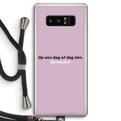 gij beslist: Samsung Galaxy Note 8 Transparant Hoesje met koord