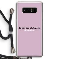 gij beslist: Samsung Galaxy Note 8 Transparant Hoesje met koord