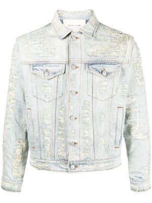 1017 ALYX 9SM veste en jean à effet usé - Bleu