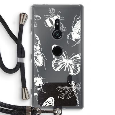 Tiny Bugs: Sony Xperia XZ2 Transparant Hoesje met koord