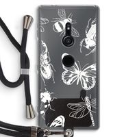 Tiny Bugs: Sony Xperia XZ2 Transparant Hoesje met koord