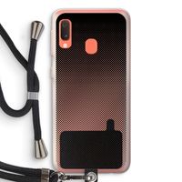 Musketon Halftone: Samsung Galaxy A20e Transparant Hoesje met koord