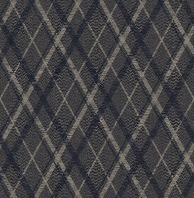 Dutch Wallcoverings Sauvage Ruit - Zwart