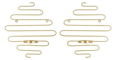 ALID WAND KANDELAAR SET 2 STUKS CM 33X10X34