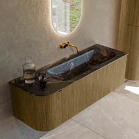 Badmeubel Mondiaz Kurve-Dlux | 135 cm cm | Meubelkleur Dusk | Wastafelkleur Lava | Solid surface | Wasbak rechter zijde spoelbak | Zonder kraangat(en) Badmeubel Mondiaz Kurve-Dlux | 135 cm cm | Meubelkleur Dusk | Wastafelkleur Lava | Solid surface | Wasbak rechter zijde spoelbak | Zonder kraangat(en)