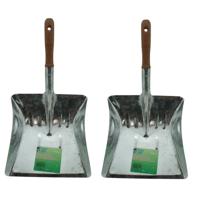 Benson Blik zonder stoffer - 2x - voor buiten - verzinkt - 22 cm