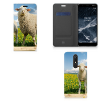 Nokia 5.1 (2018) Hoesje maken Schaap en Lammetje - thumbnail