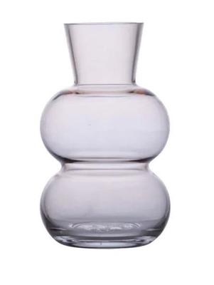 Vaas glas Amalia Ø12x20cm beige