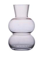 Vaas glas Amalia Ø12x20cm beige
