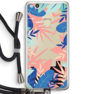Tropisch: Huawei Ascend P10 Lite Transparant Hoesje met koord