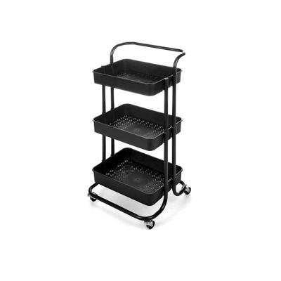 Keukentrolley Kinvara WR4338-TJ PRO.1 WR4338-TJ PRO.1 Zwart Metaal Polypropyleen 42 x 86 x 35,5 cm 42 x 14 x 35,5 cm 3 Compartim