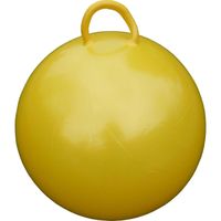 Gele skippybal 60 cm voor jongens/meisjes   - - thumbnail