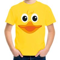 Verkleed T-shirt voor jongens/meisjes - badeendje - geel - Carnaval - feestkleding