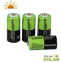 Luxform Oplaadbare Batterij 4X 300 MAH 2/3 AAA 1,2V voor solarlampen 9750 - thumbnail