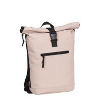 New Rebels Mart New York Zacht Roze 21L Rugtas Rolltop Waterafstotend Laptop 15.6"