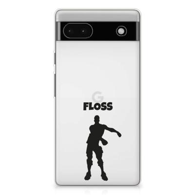 Google Pixel 6A Telefoonhoesje met Naam Floss Google Pixel 6A Telefoonhoesje met Naam Floss