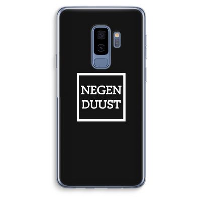 Negenduust black: Samsung Galaxy S9 Plus Transparant Hoesje