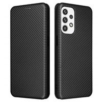 Samsung Galaxy A23 Flip Case - Koolstofvezel - Zwart - thumbnail