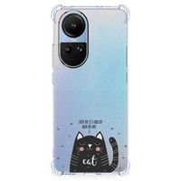 OPPO Reno10 | 10 Pro Stevig Bumper Hoesje Cat Good Day