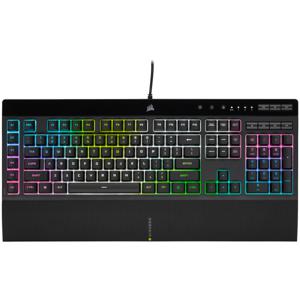 Corsair K55 RGB PRO XT toetsenbord Gamen USB QWERTY Engels Zwart