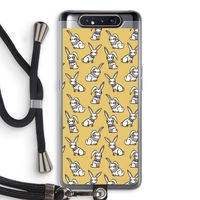 Haas: Samsung Galaxy A80 Transparant Hoesje met koord