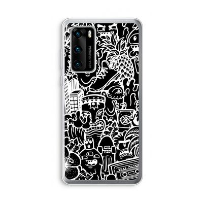 Vexx Black Mixtape: Huawei P40 Transparant Hoesje