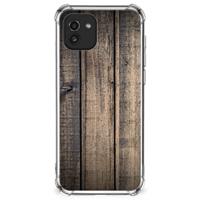 Samsung Galaxy A03 Stevig Telefoonhoesje Steigerhout