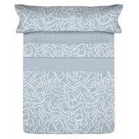Beddengoedset Tejidos Reina Blauw Bed van 150