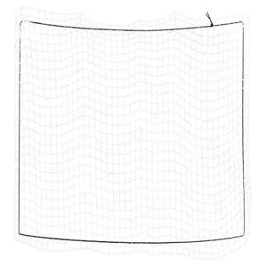 VidaXL Aanhangwagennet elastisch touw 4x4 m polypropeen wit