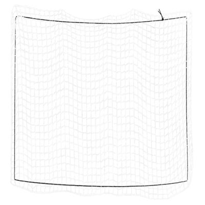 VidaXL Aanhangwagennet elastisch touw 4x4 m polypropeen wit