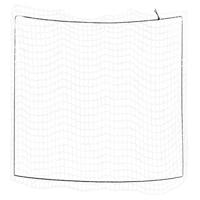 VidaXL Aanhangwagennet elastisch touw 4x4 m polypropeen wit VidaXL Aanhangwagennet elastisch touw 4x4 m polypropeen wit